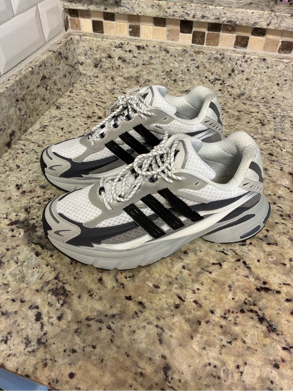 Pharrell Williams x adidas Adistar Jellyfish sneakers in solid grey and black
